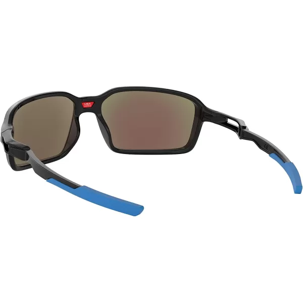 imageOakley Mens Oo9429 Siphon Rectangular SunglassesPolished BlackPrizm Sapphire