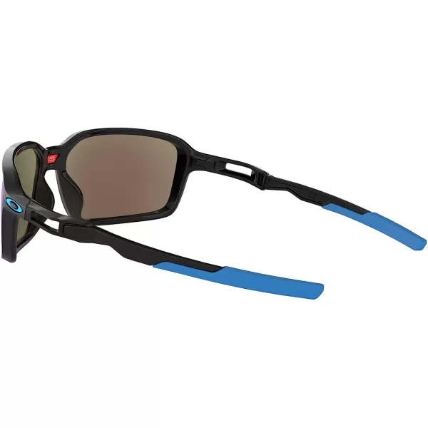 imageOakley Mens Oo9429 Siphon Rectangular SunglassesPolished BlackPrizm Sapphire