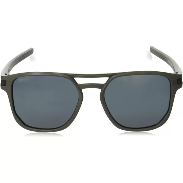 imageOakley Mens Oo9436 Latch Beta Rectangular SunglassesMatte OlivePrizm Black
