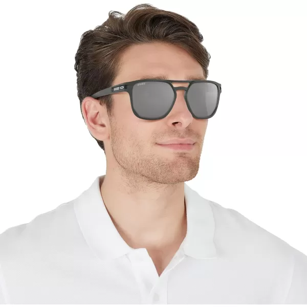 imageOakley Mens Oo9436 Latch Beta Rectangular SunglassesMatte OlivePrizm Black
