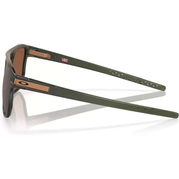 imageOakley Mens Oo9436 Latch Beta Rectangular SunglassesOlive InkPrizm Tungsten