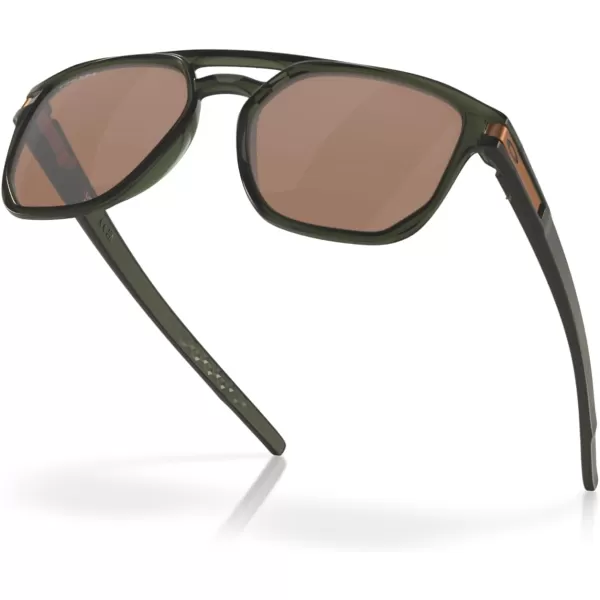 imageOakley Mens Oo9436 Latch Beta Rectangular SunglassesOlive InkPrizm Tungsten