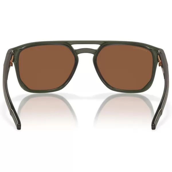 imageOakley Mens Oo9436 Latch Beta Rectangular SunglassesOlive InkPrizm Tungsten