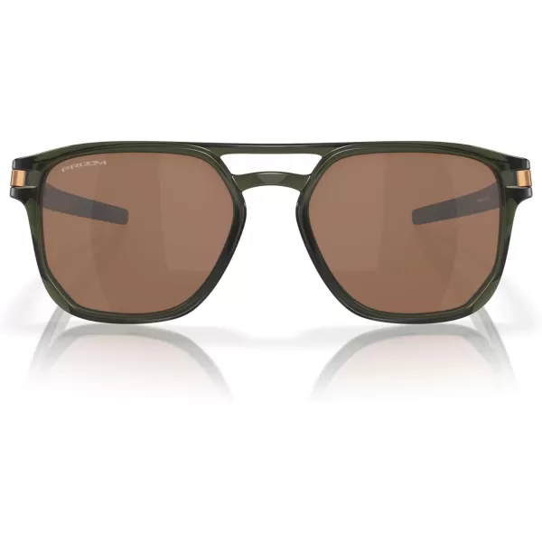 imageOakley Mens Oo9436 Latch Beta Rectangular SunglassesOlive InkPrizm Tungsten