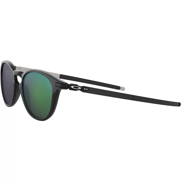 imageOakley Mens Oo9439 Pitchman R Round SunglassesBlack InkPrizm Jade