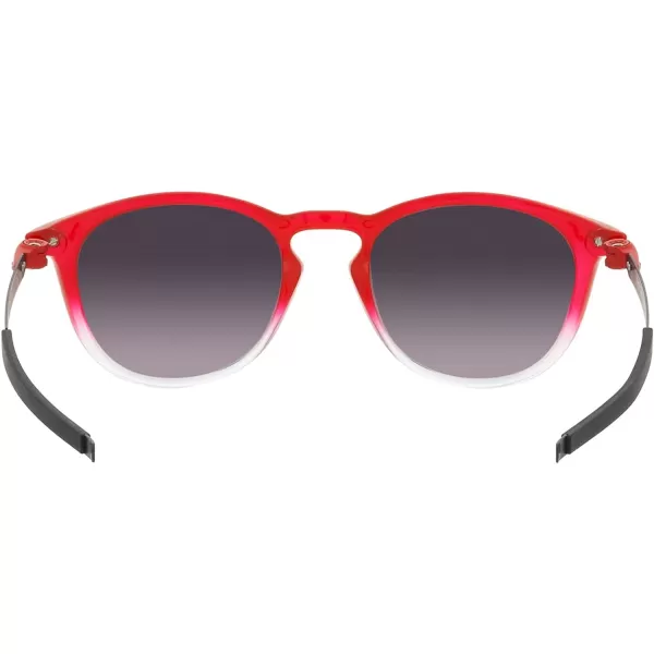 imageOakley Mens Oo9439 Pitchman R Round SunglassesFq Red FadePrizm Black Gradient