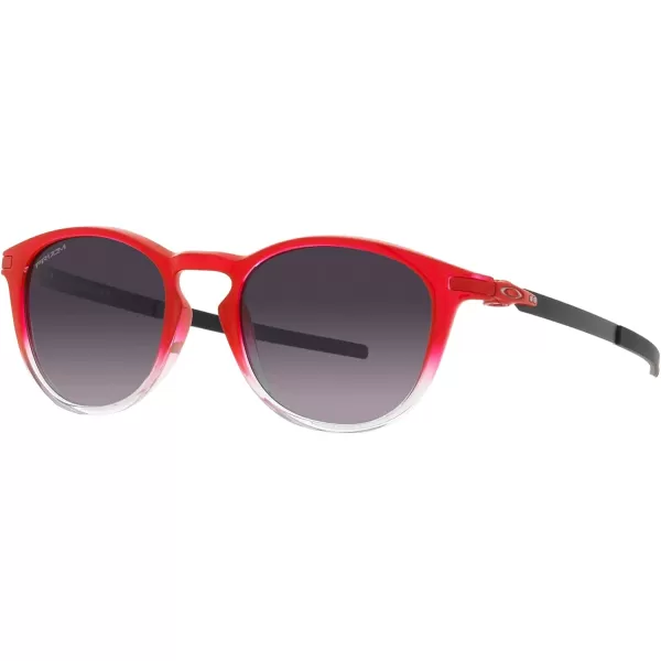imageOakley Mens Oo9439 Pitchman R Round SunglassesFq Red FadePrizm Black Gradient