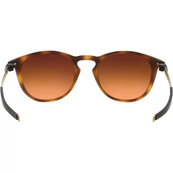 imageOakley Mens Oo9439 Pitchman R Round SunglassesMatte Brown TortoisePrizm Brown Gradient