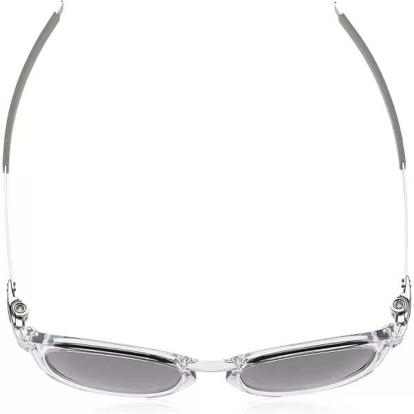 imageOakley Mens Oo9439 Pitchman R Round SunglassesPolished ClearPrizm Black