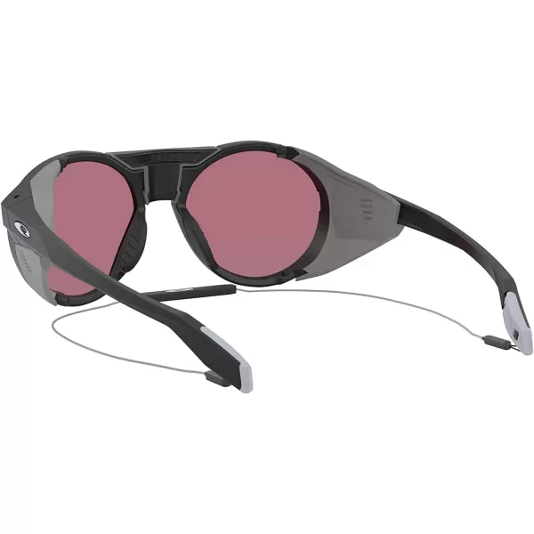 imageOakley Mens Oo9440 Clifden Round SunglassesMatte BlackPrizm Snow Black Iridium