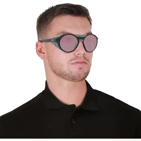 imageOakley Mens Oo9440 Clifden Round SunglassesMatte BlackPrizm Snow Black Iridium