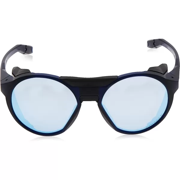imageOakley Mens Oo9440 Clifden Round SunglassesMatte Translucent BluePrizm Deep Water Polarized