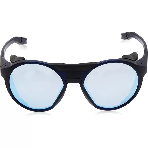 imageOakley Mens Oo9440 Clifden Round SunglassesMatte Translucent BluePrizm Deep Water Polarized