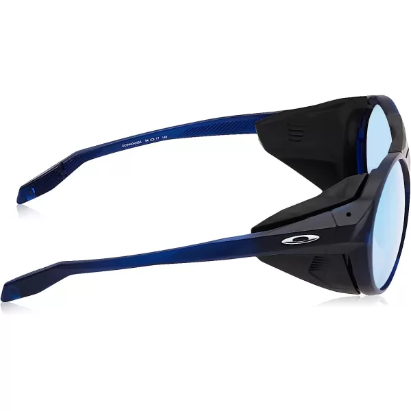 imageOakley Mens Oo9440 Clifden Round SunglassesMatte Translucent BluePrizm Deep Water Polarized
