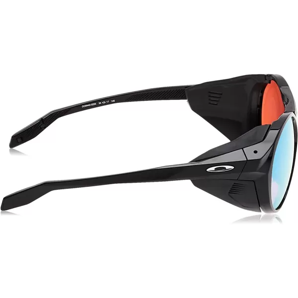 imageOakley Mens Oo9440 Clifden Round SunglassesPolished BlackPrizm Snow Sapphire Iridium