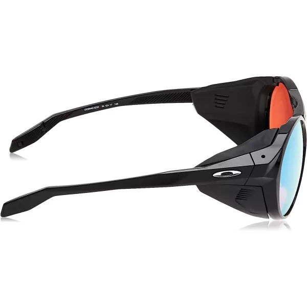 imageOakley Mens Oo9440 Clifden Round SunglassesPolished BlackPrizm Snow Sapphire Iridium