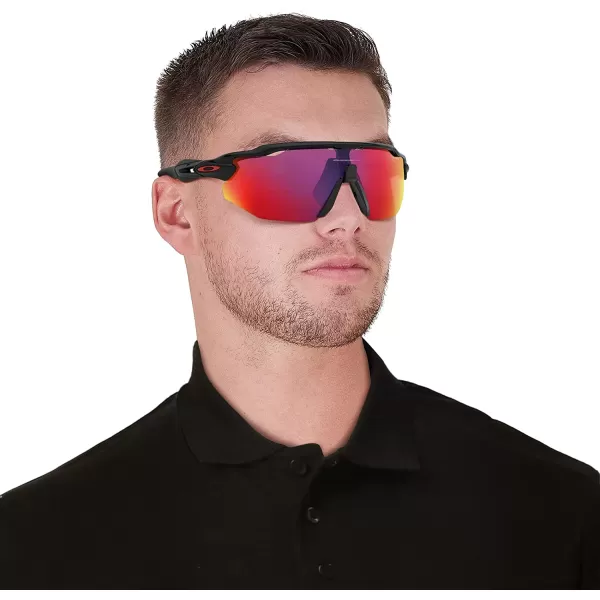 imageOakley Mens Oo9442 Radar Ev Advancer Rectangular SunglassesPolished BlackPrizm Road