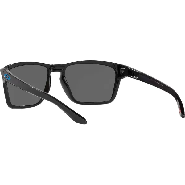 imageOakley Mens Oo9448 Sylas Rectangular SunglassesBlack InkBlack Iridium Polarized