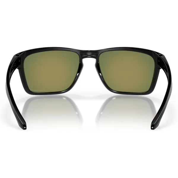 imageOakley Mens Oo9448 Sylas Rectangular SunglassesBlack InkPrizm Ruby Polarized