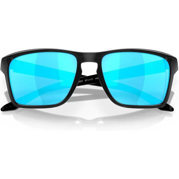 imageOakley Mens Oo9448 Sylas Rectangular SunglassesBlack InkSapphire Iridium