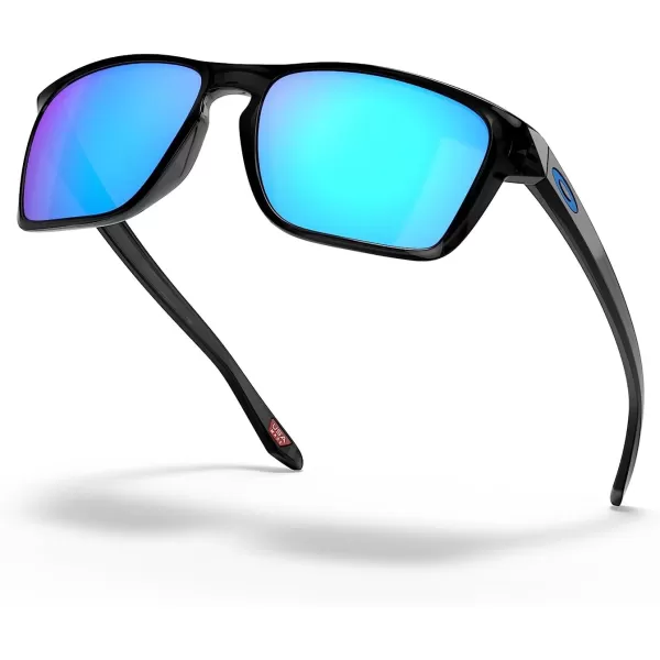 imageOakley Mens Oo9448 Sylas Rectangular SunglassesBlack InkSapphire Iridium