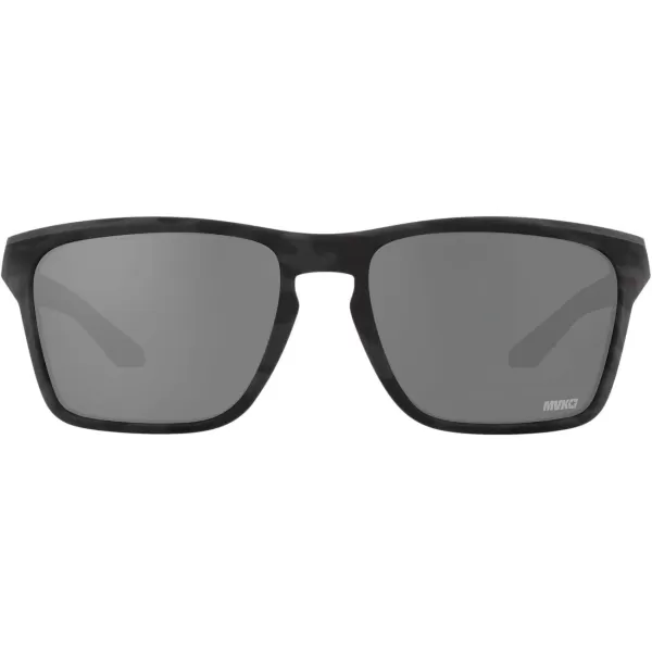 imageOakley Mens Oo9448 Sylas Rectangular SunglassesMatte Black CamoPrizm Black