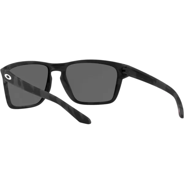 imageOakley Mens Oo9448 Sylas Rectangular SunglassesMatte Black CamoPrizm Black