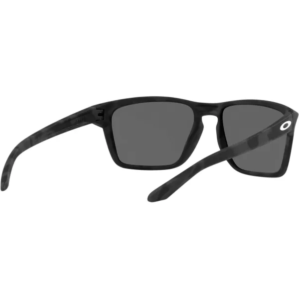 imageOakley Mens Oo9448 Sylas Rectangular SunglassesMatte Black CamoPrizm Black