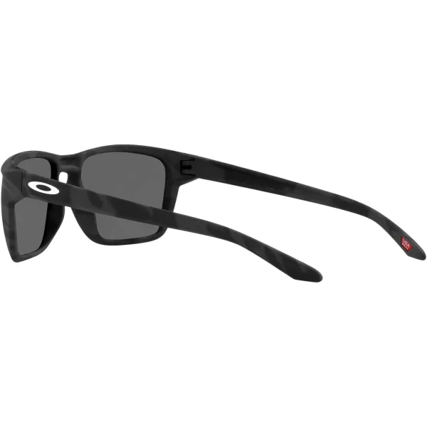 imageOakley Mens Oo9448 Sylas Rectangular SunglassesMatte Black CamoPrizm Black