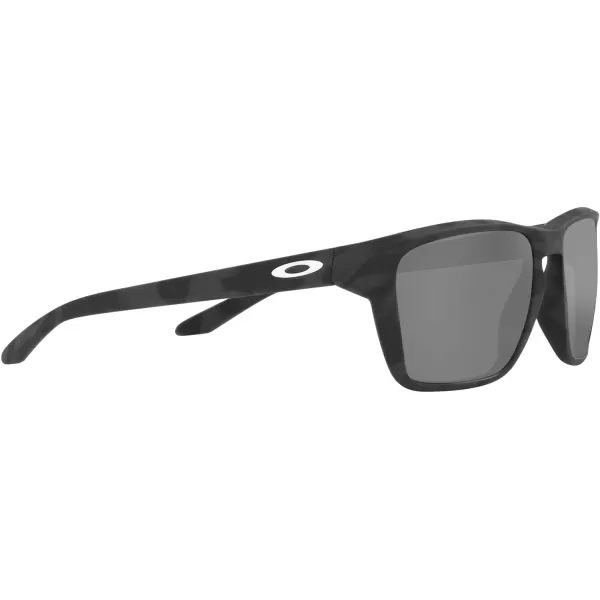 imageOakley Mens Oo9448 Sylas Rectangular SunglassesMatte Black CamoPrizm Black