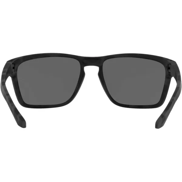 imageOakley Mens Oo9448 Sylas Rectangular SunglassesMatte Black CamoPrizm Black