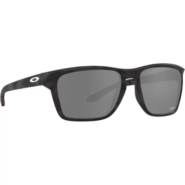imageOakley Mens Oo9448 Sylas Rectangular SunglassesMatte Black CamoPrizm Black