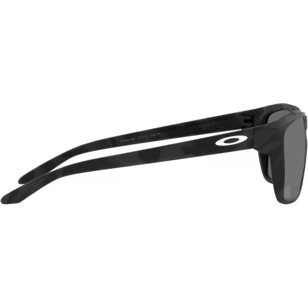 imageOakley Mens Oo9448 Sylas Rectangular SunglassesMatte Black CamoPrizm Black