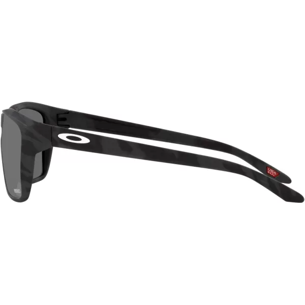 imageOakley Mens Oo9448 Sylas Rectangular SunglassesMatte Black CamoPrizm Black
