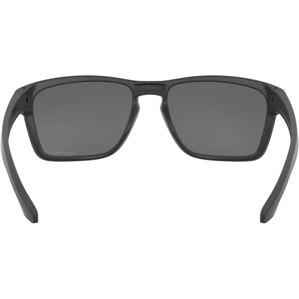 imageOakley Mens Oo9448 Sylas Rectangular SunglassesMatte BlackPrizm Black Polarized