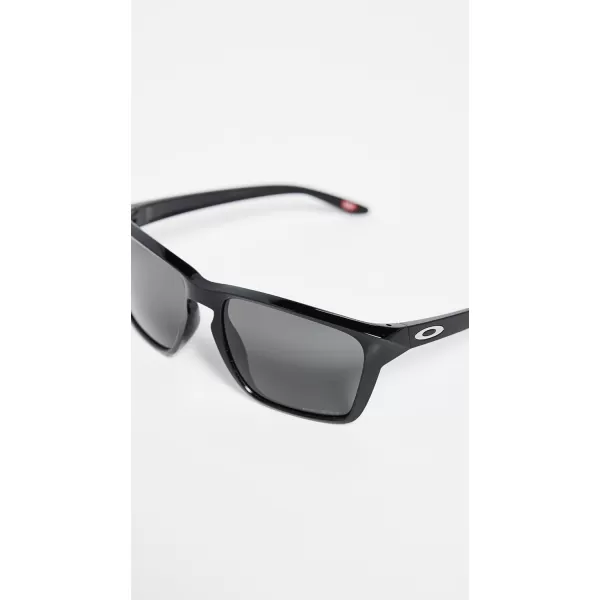 imageOakley Mens Oo9448 Sylas Rectangular SunglassesPolished BlackPrizm Grey