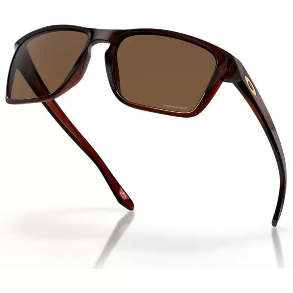 imageOakley Mens Oo9448 Sylas Rectangular SunglassesPolished RootbeerPrizm Bronze