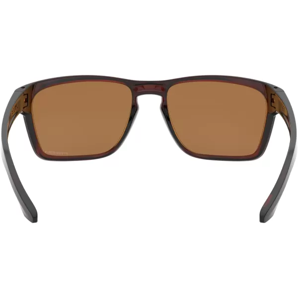 imageOakley Mens Oo9448 Sylas Rectangular SunglassesPolished RootbeerPrizm Bronze