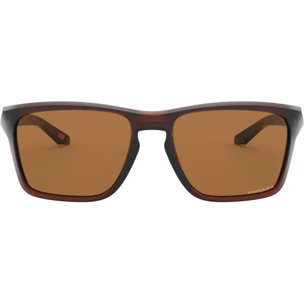 imageOakley Mens Oo9448 Sylas Rectangular SunglassesPolished RootbeerPrizm Bronze