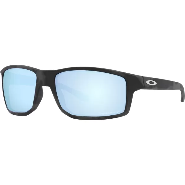 imageOakley Mens Oo9449 Gibston Square SunglassesMatte Black CamoPrizm Deep Water Polarized
