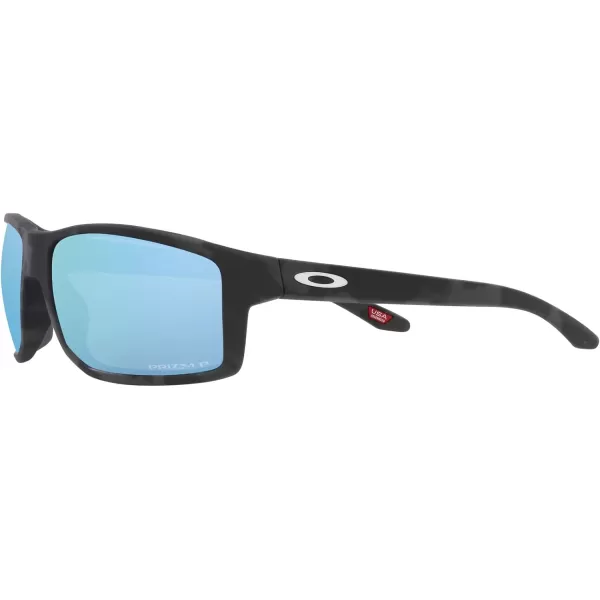 imageOakley Mens Oo9449 Gibston Square SunglassesMatte Black CamoPrizm Deep Water Polarized