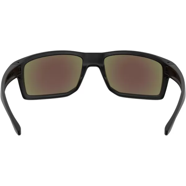 imageOakley Mens Oo9449 Gibston Square SunglassesMatte Black Silver IconPrizm Sapphire Iridium Polarized