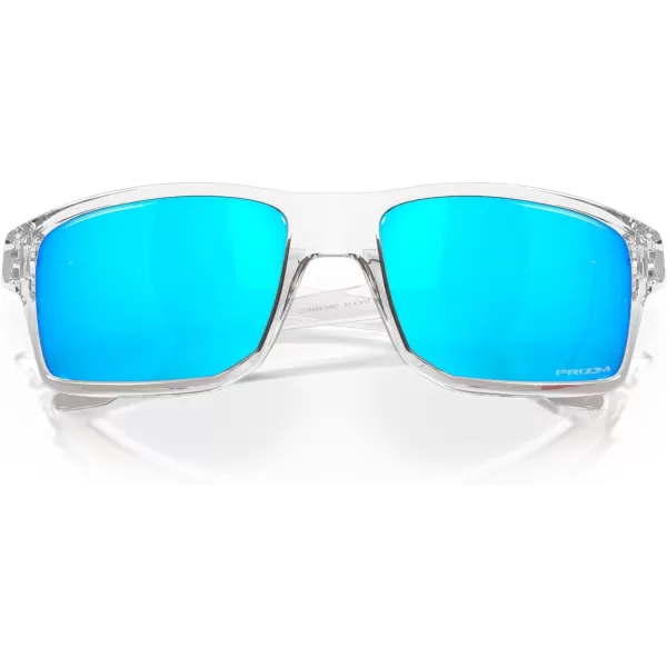 imageOakley Mens Oo9449 Gibston Square SunglassesPolished ClearPrizm Sapphire