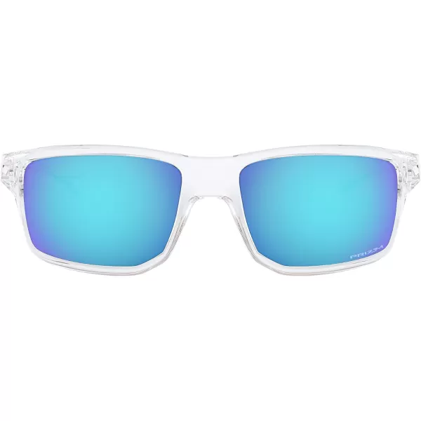 imageOakley Mens Oo9449 Gibston Square SunglassesPolished ClearPrizm Sapphire
