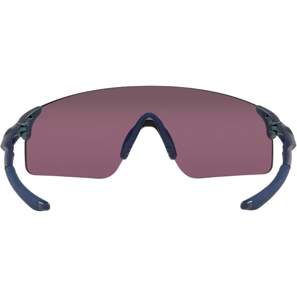 imageOakley Mens Oo9454 Evzero Blades Rectangular SunglassesMatte Silver on Blue Colorshift FadePrizm Road Black
