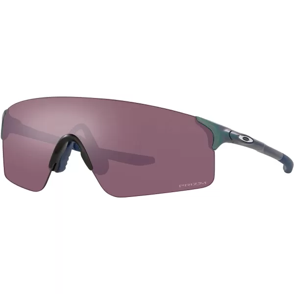 imageOakley Mens Oo9454 Evzero Blades Rectangular SunglassesMatte Silver on Blue Colorshift FadePrizm Road Black