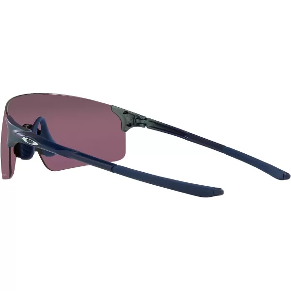 imageOakley Mens Oo9454 Evzero Blades Rectangular SunglassesMatte Silver on Blue Colorshift FadePrizm Road Black