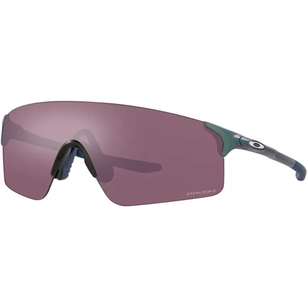 imageOakley Mens Oo9454 Evzero Blades Rectangular SunglassesMatte Silver on Blue Colorshift FadePrizm Road Black
