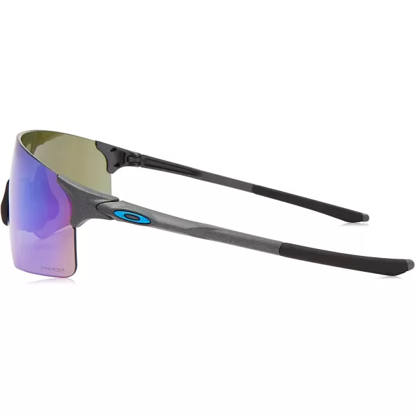 imageOakley Mens Oo9454 Evzero Blades Rectangular SunglassesSteelPrizm Sapphire