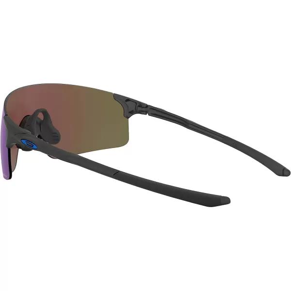 imageOakley Mens Oo9454 Evzero Blades Rectangular SunglassesSteelPrizm Sapphire
